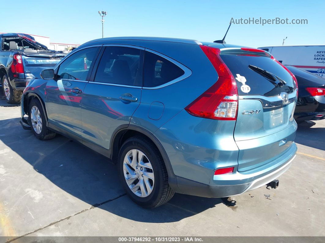 2016 Honda Cr-v Ex-l Blue vin: 2HKRM3H79GH560434