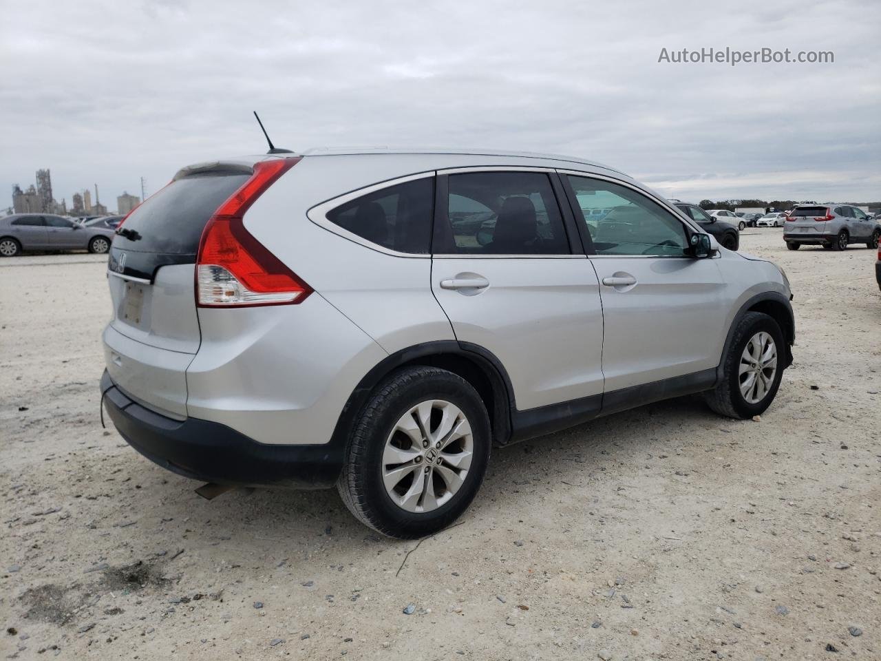 2013 Honda Cr-v Exl Silver vin: 2HKRM3H7XDH509438