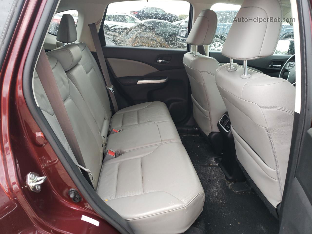 2015 Honda Cr-v Exl Бордовый vin: 2HKRM3H7XFH523164