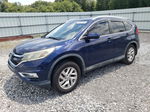 2015 Honda Cr-v Exl Blue vin: 2HKRM3H7XFH550297