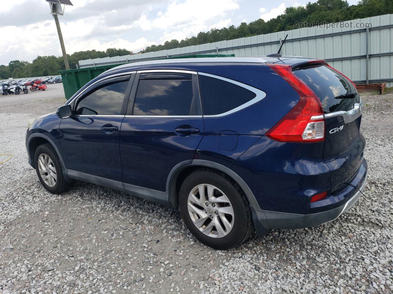 2015 Honda Cr-v Exl Blue vin: 2HKRM3H7XFH550297