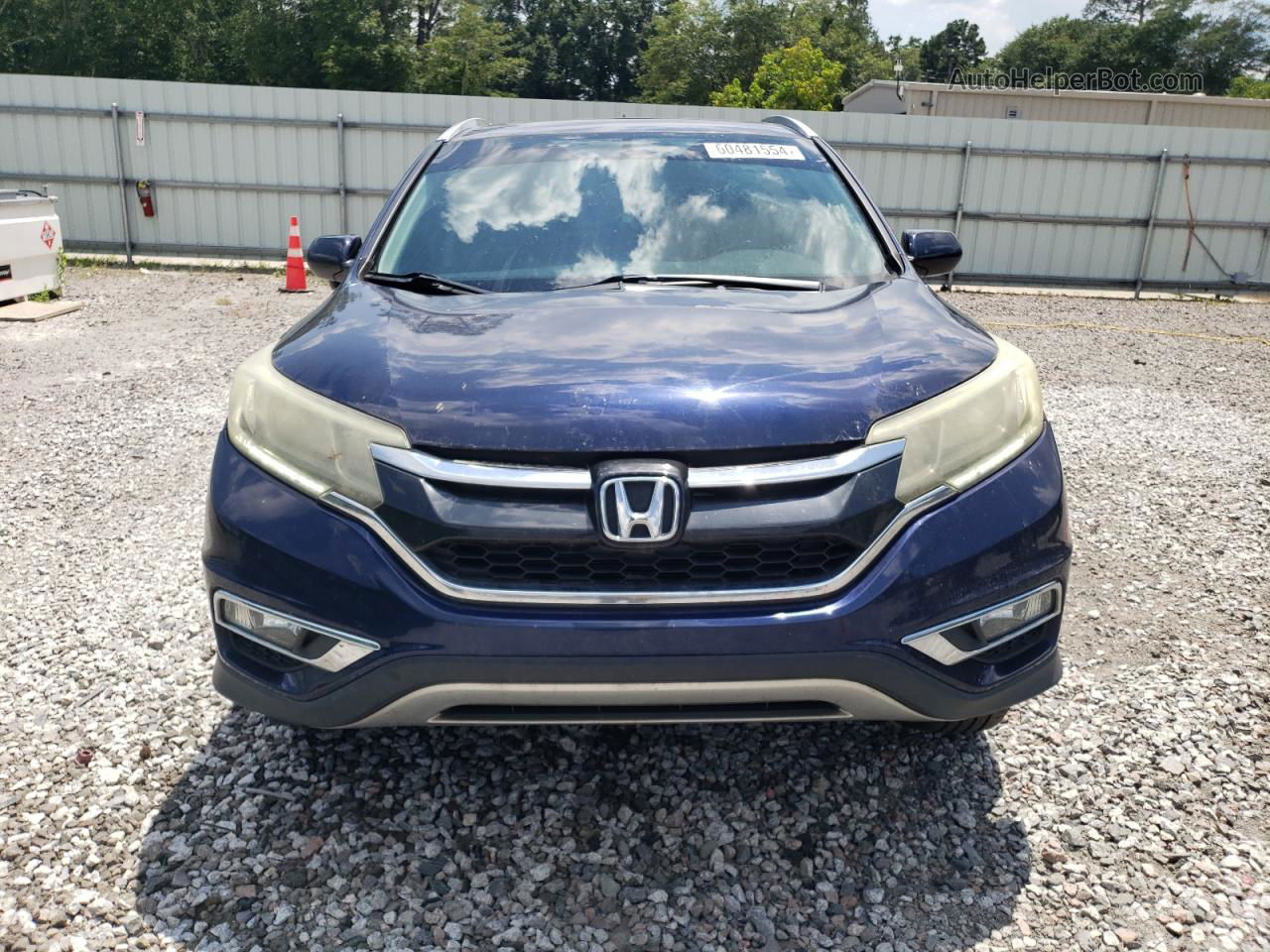 2015 Honda Cr-v Exl Blue vin: 2HKRM3H7XFH550297