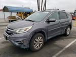 2016 Honda Cr-v Exl Gray vin: 2HKRM3H7XGH519665