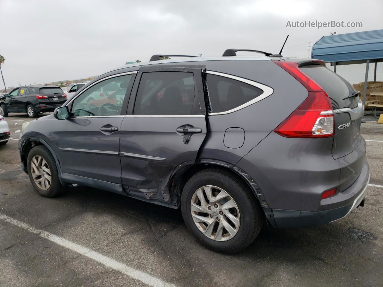 2016 Honda Cr-v Exl Gray vin: 2HKRM3H7XGH519665