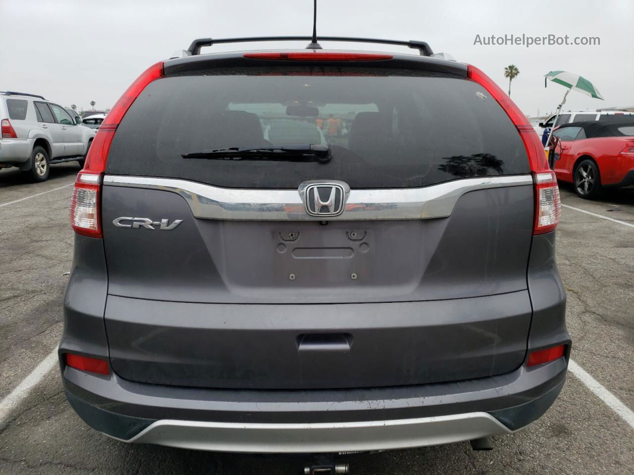 2016 Honda Cr-v Exl Gray vin: 2HKRM3H7XGH519665