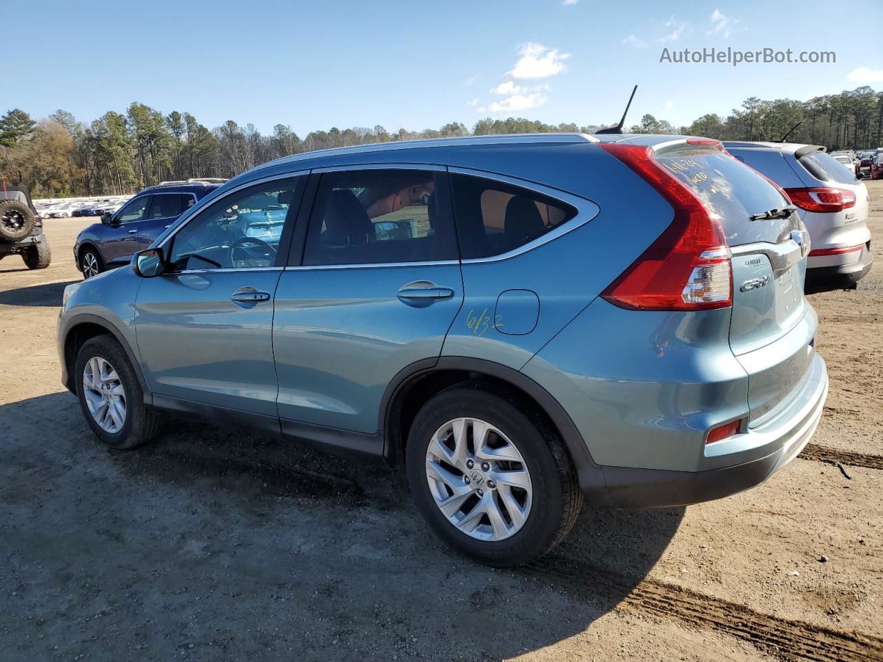 2016 Honda Cr-v Exl Blue vin: 2HKRM3H7XGH539088