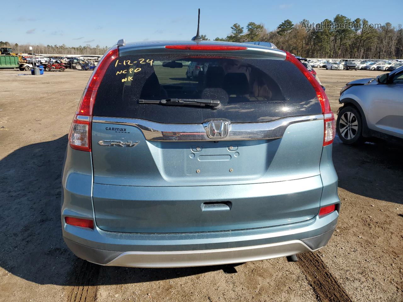 2016 Honda Cr-v Exl Blue vin: 2HKRM3H7XGH539088