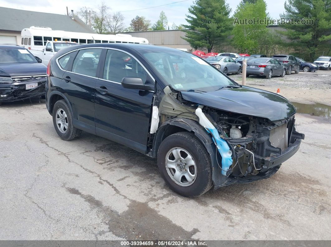 2013 Honda Cr-v Lx Black vin: 2HKRM4H30DH611530