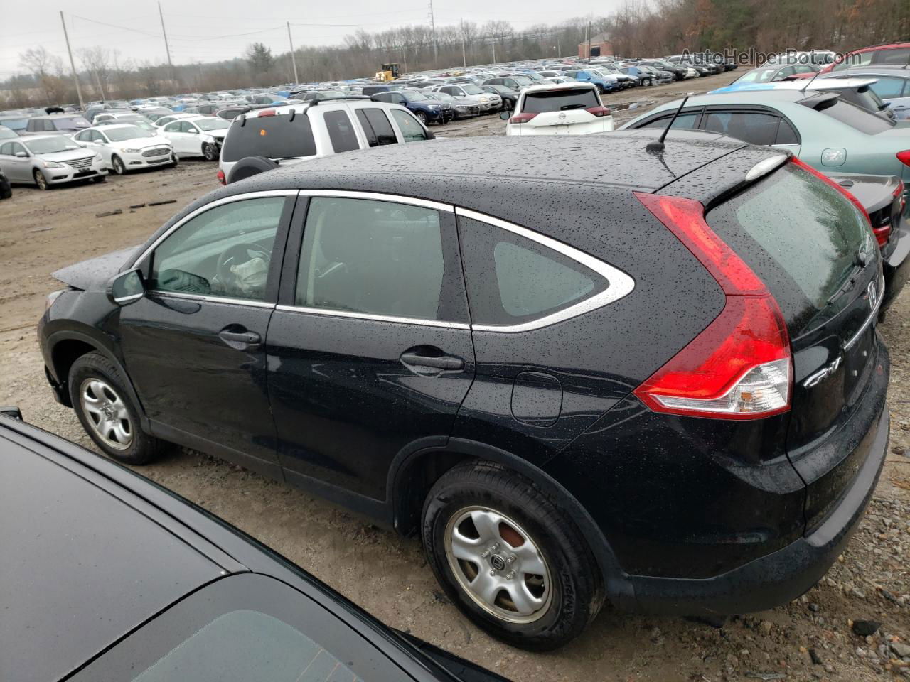 2013 Honda Cr-v Lx Black vin: 2HKRM4H30DH623094