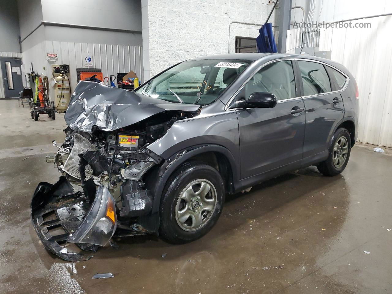 2013 Honda Cr-v Lx Gray vin: 2HKRM4H30DH659271