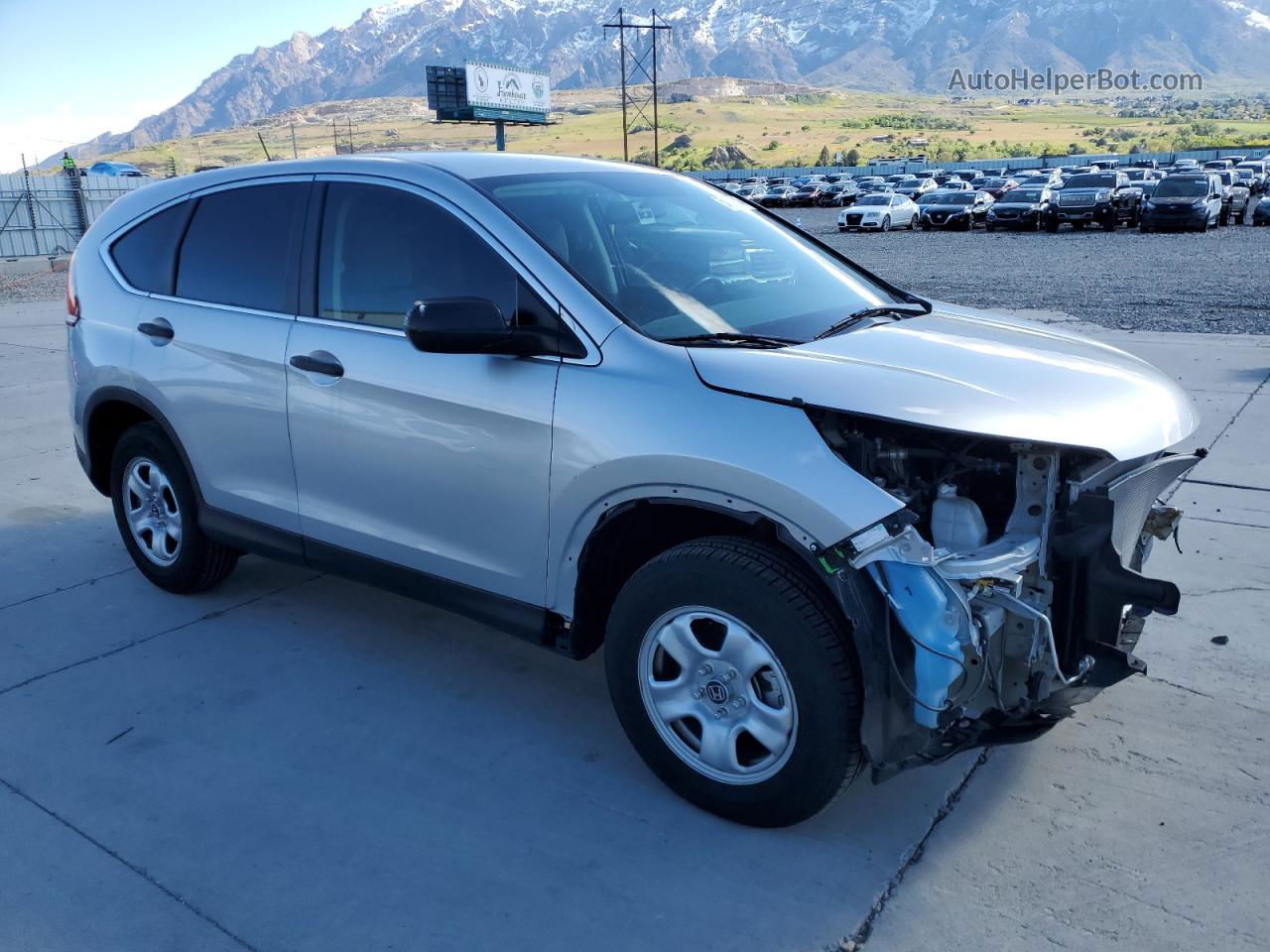 2012 Honda Cr-v Lx Silver vin: 2HKRM4H31CH618114