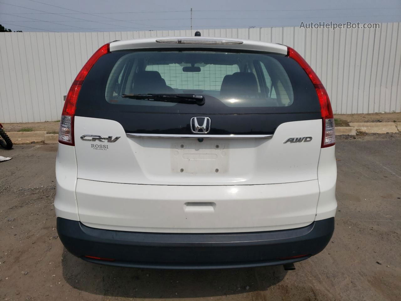 2012 Honda Cr-v Lx White vin: 2HKRM4H31CH623457