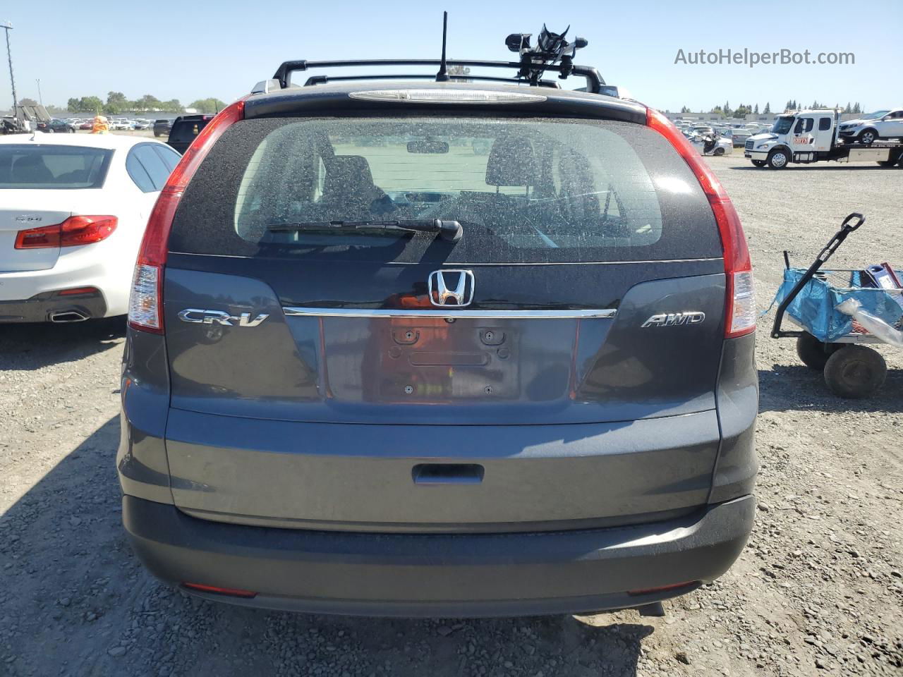 2013 Honda Cr-v Lx Charcoal vin: 2HKRM4H31DH665872