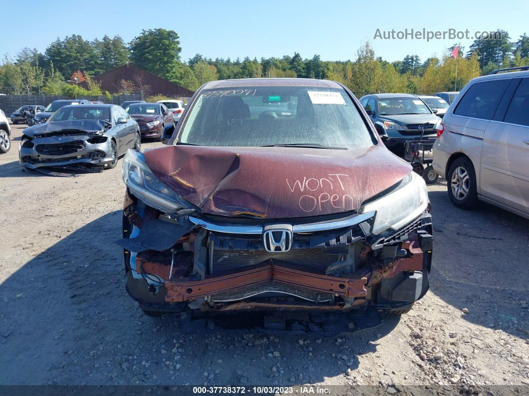 2015 Honda Cr-v Lx Red vin: 2HKRM4H31FH605769