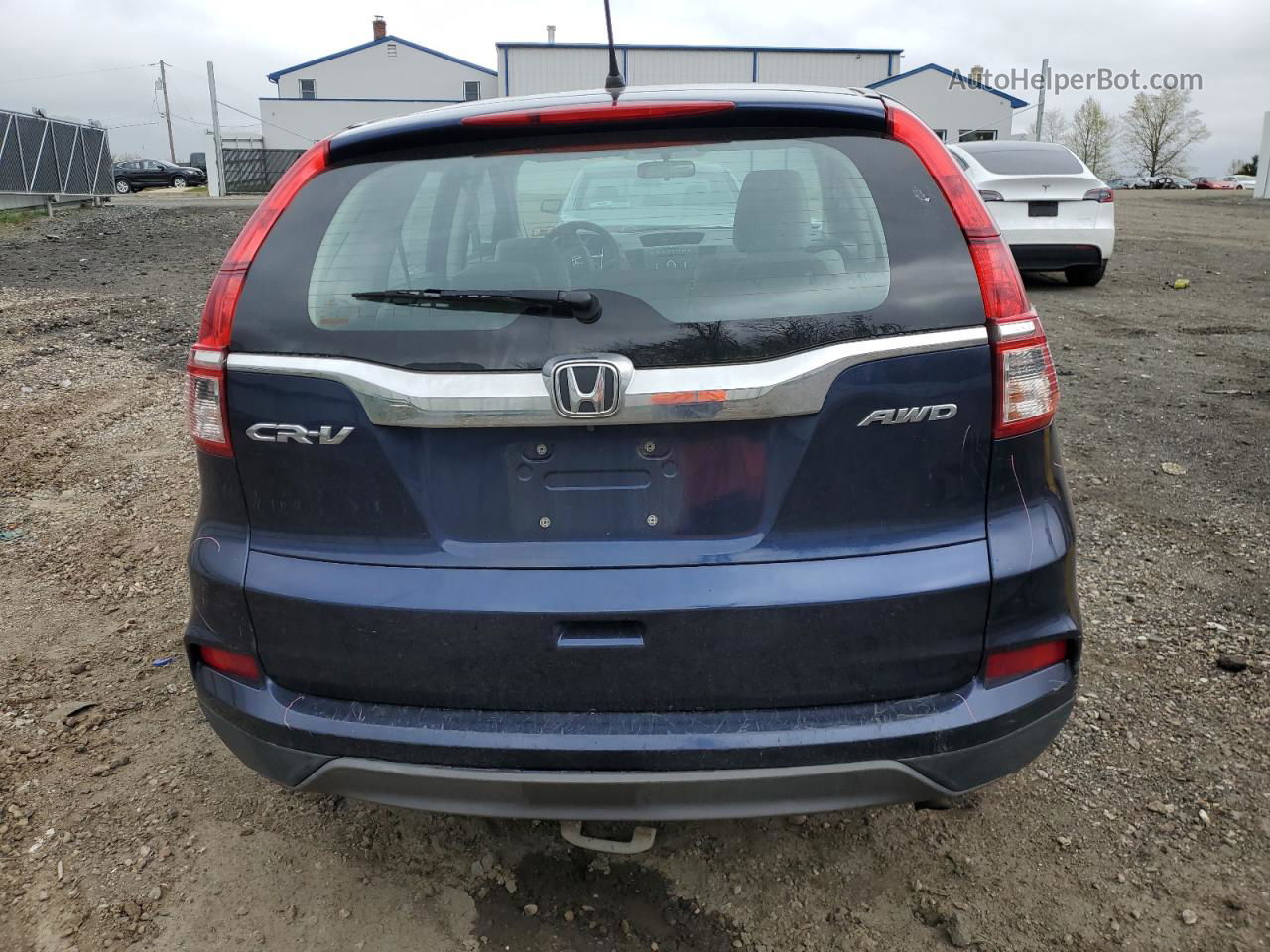 2015 Honda Cr-v Lx Синий vin: 2HKRM4H31FH704947