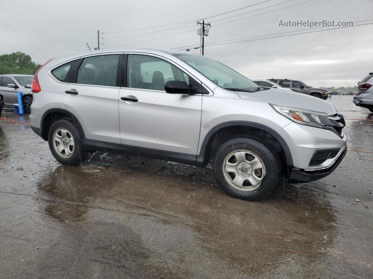 2016 Honda Cr-v Lx Silver vin: 2HKRM4H31GH669411