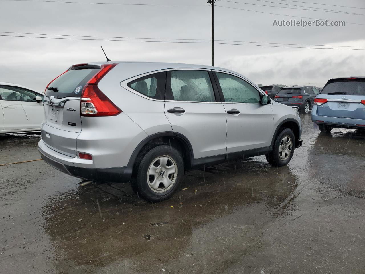 2016 Honda Cr-v Lx Серебряный vin: 2HKRM4H31GH669411