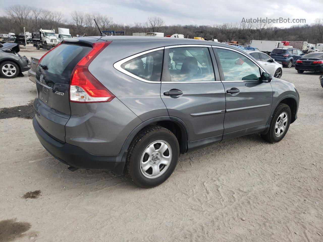 2012 Honda Cr-v Lx Gray vin: 2HKRM4H32CH620759