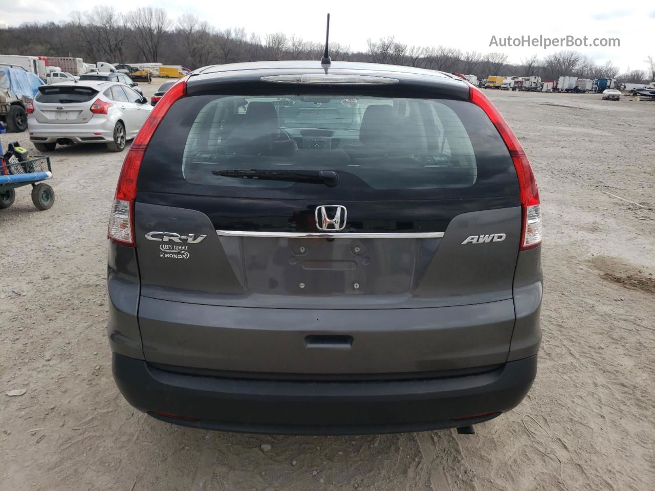 2012 Honda Cr-v Lx Gray vin: 2HKRM4H32CH620759