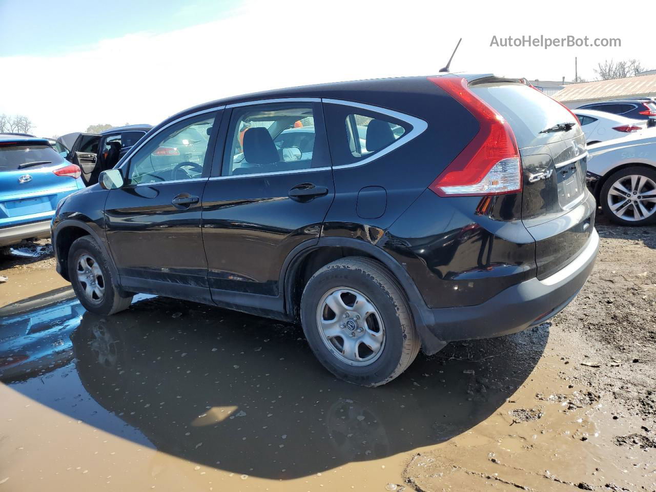 2013 Honda Cr-v Lx Black vin: 2HKRM4H32DH607303