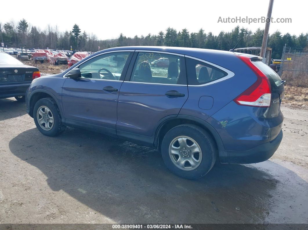 2013 Honda Cr-v Lx Blue vin: 2HKRM4H32DH636655