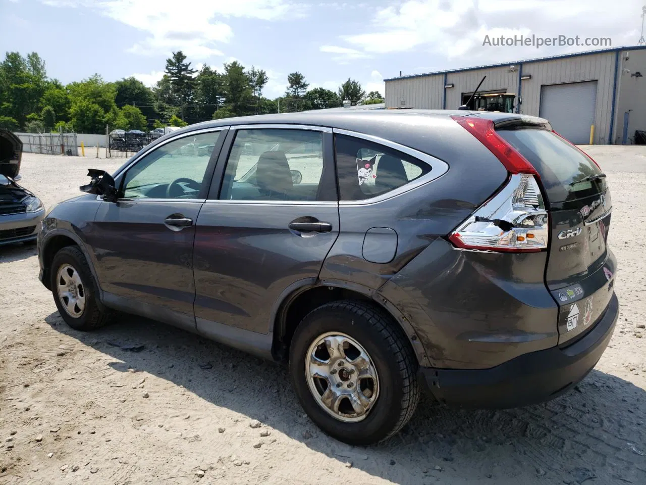 2013 Honda Cr-v Lx Gray vin: 2HKRM4H32DH644559