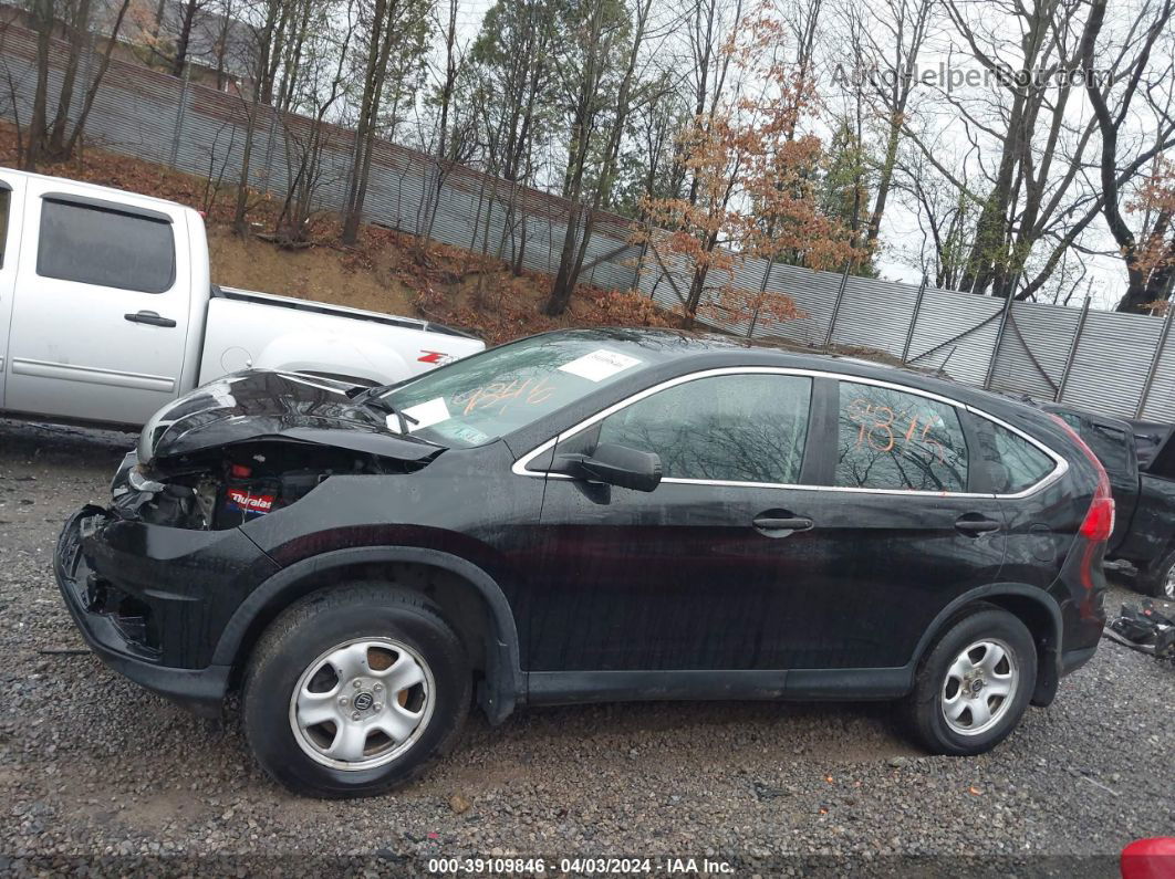 2016 Honda Cr-v Lx Black vin: 2HKRM4H32GH647370