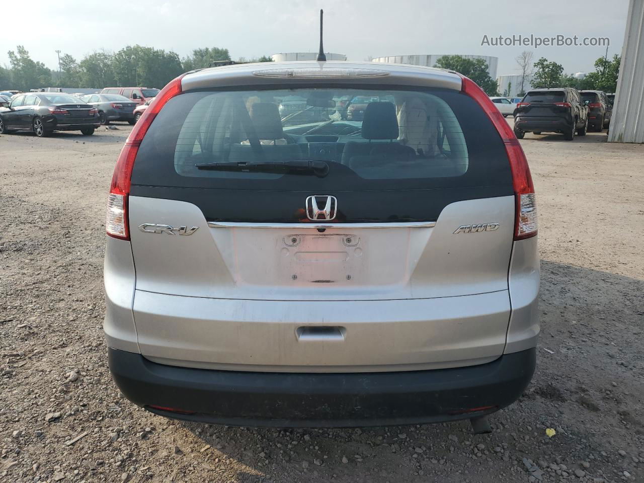 2012 Honda Cr-v Lx Silver vin: 2HKRM4H33CH609138