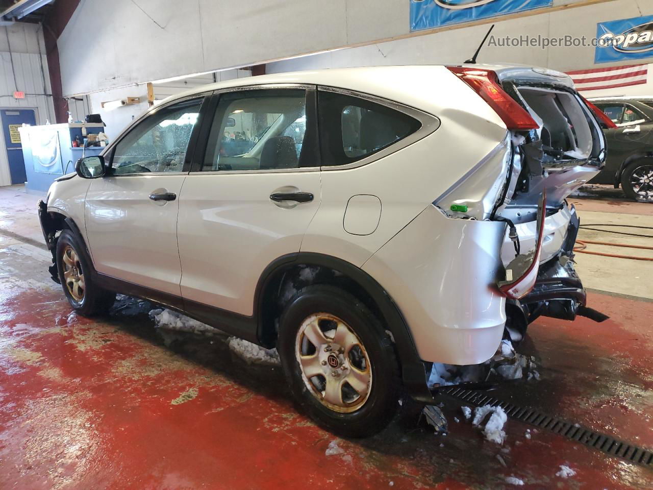 2013 Honda Cr-v Lx Silver vin: 2HKRM4H33DH677926