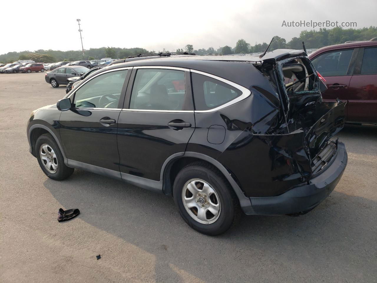 2013 Honda Cr-v Lx Black vin: 2HKRM4H33DH691146