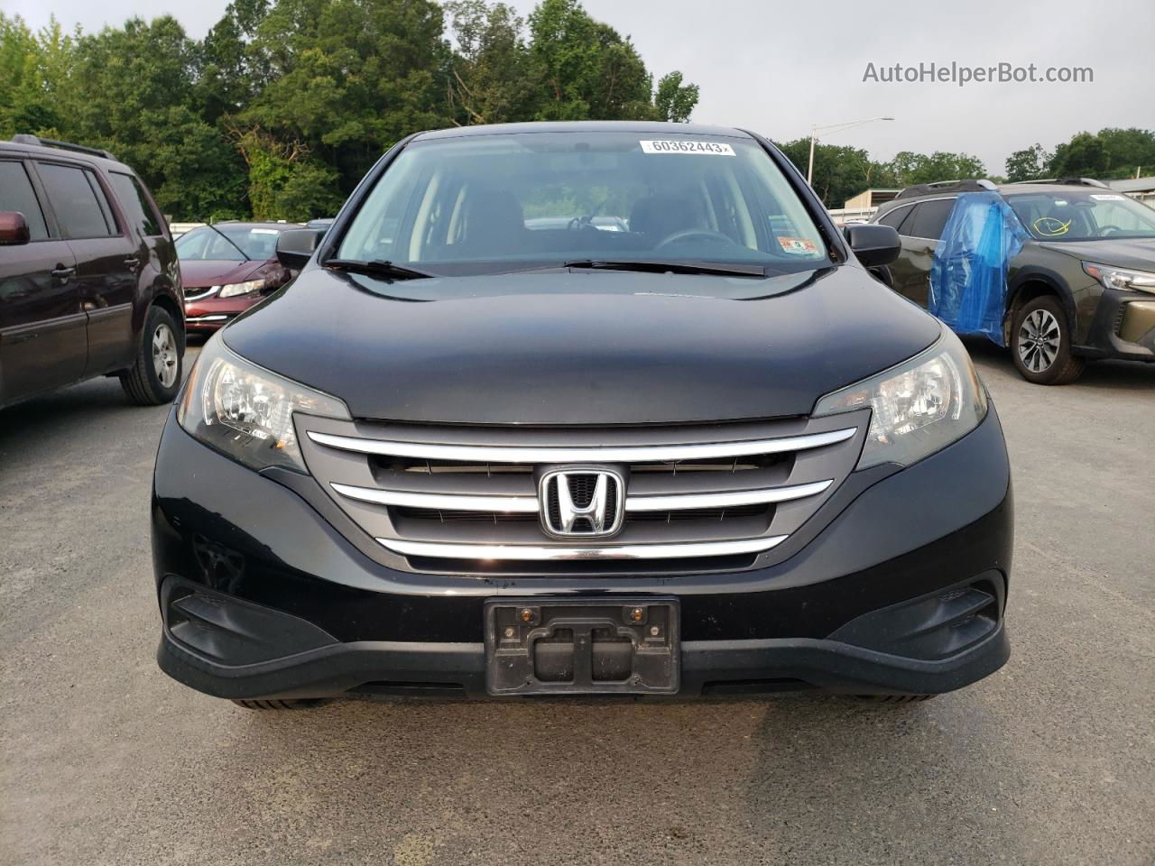 2013 Honda Cr-v Lx Black vin: 2HKRM4H33DH691146