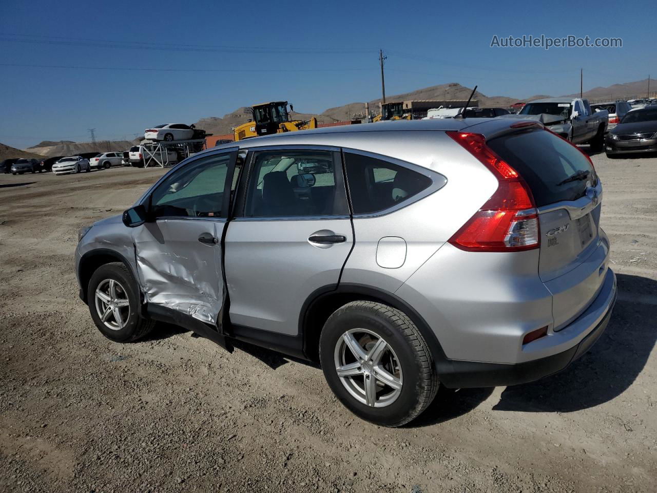 2015 Honda Cr-v Lx Silver vin: 2HKRM4H33FH619060