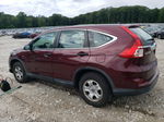 2015 Honda Cr-v Lx Burgundy vin: 2HKRM4H33FH628342