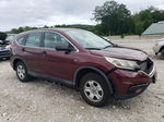 2015 Honda Cr-v Lx Burgundy vin: 2HKRM4H33FH628342