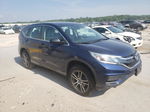 2015 Honda Cr-v Lx Blue vin: 2HKRM4H33FH628759