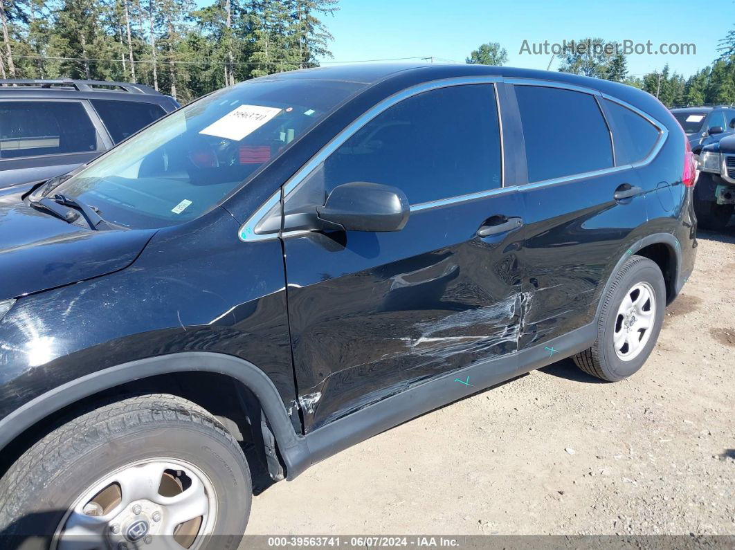 2016 Honda Cr-v Lx Black vin: 2HKRM4H33GH709181