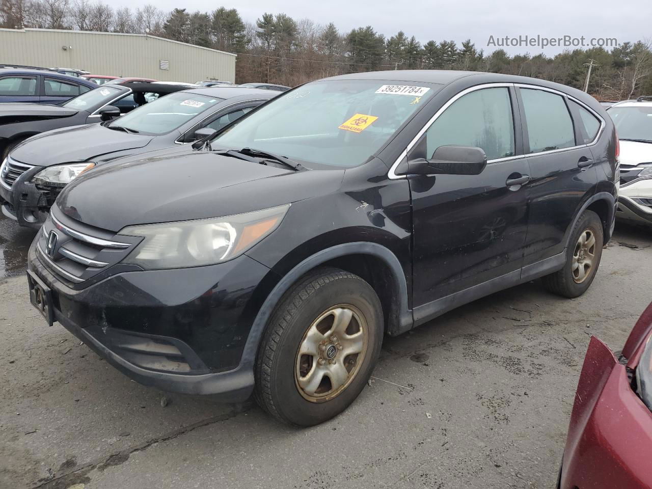 2012 Honda Cr-v Lx Black vin: 2HKRM4H34CH600612