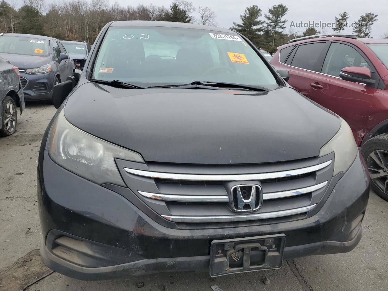 2012 Honda Cr-v Lx Black vin: 2HKRM4H34CH600612