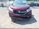 2015 Honda Cr-v Lx Burgundy vin: 2HKRM4H34FH610383