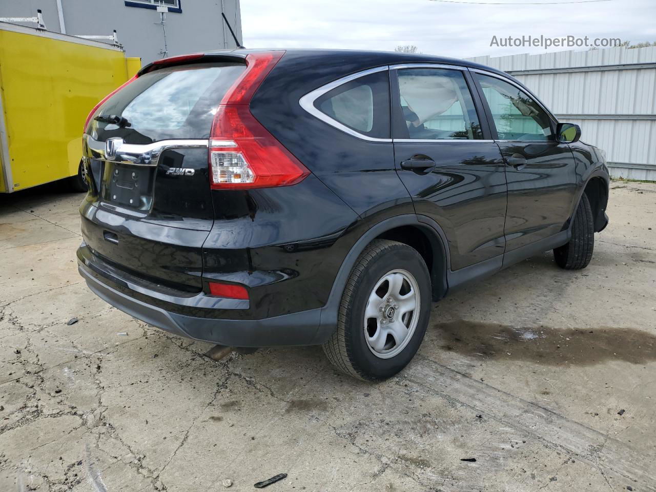 2016 Honda Cr-v Lx Черный vin: 2HKRM4H34GH647919