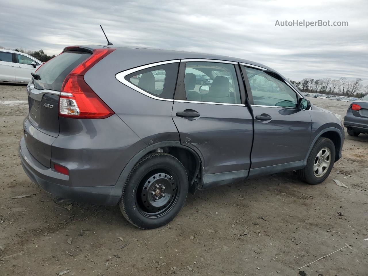 2016 Honda Cr-v Lx Charcoal vin: 2HKRM4H34GH709318