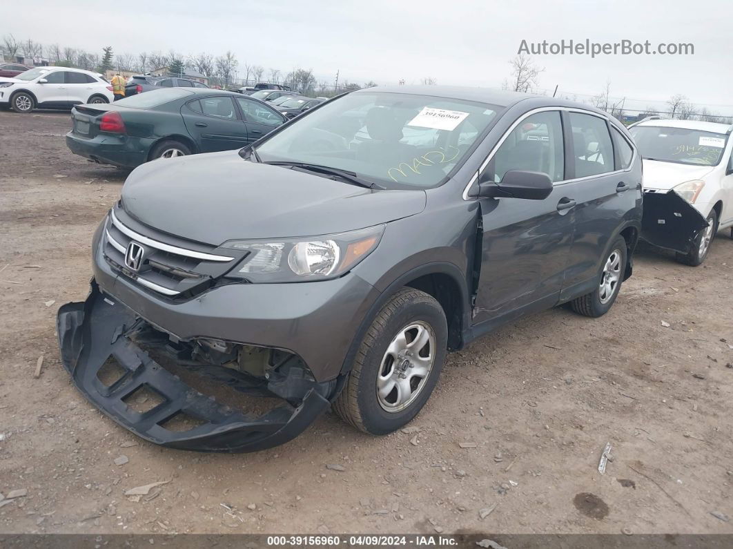 2012 Honda Cr-v Lx Gray vin: 2HKRM4H35CH620738