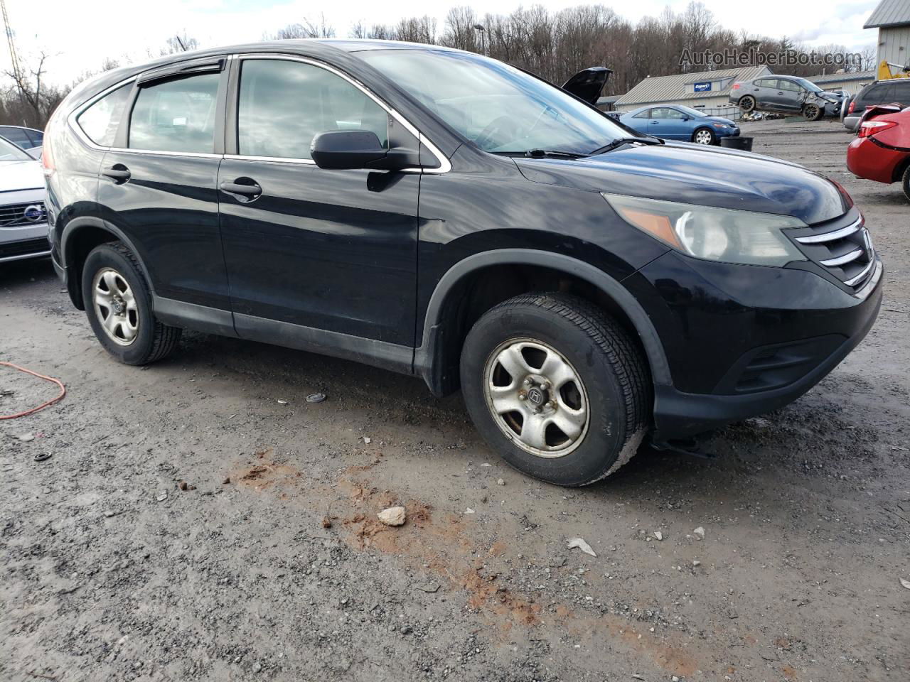 2013 Honda Cr-v Lx Black vin: 2HKRM4H35DH655572