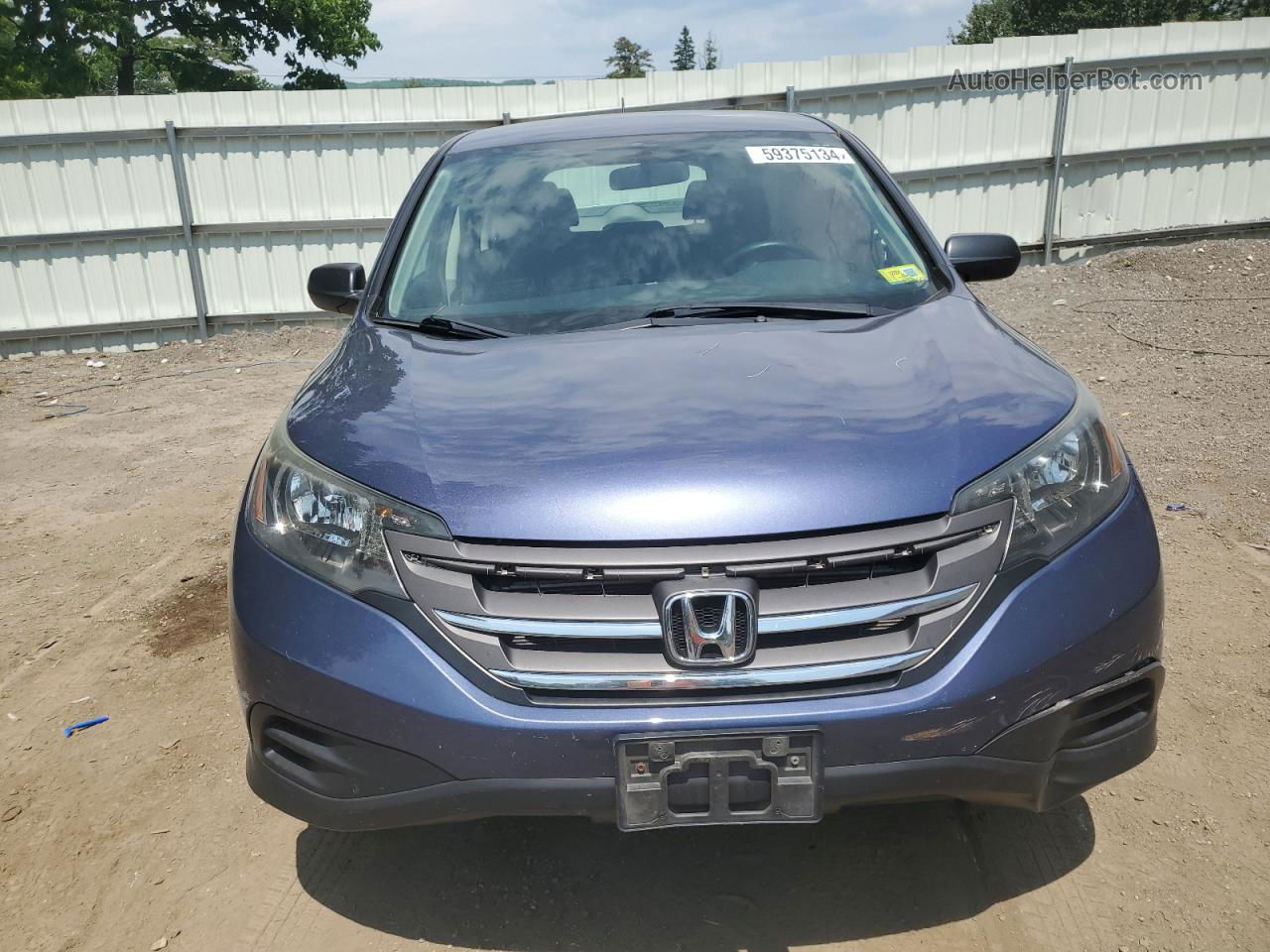 2013 Honda Cr-v Lx Синий vin: 2HKRM4H35DH667589