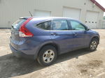 2013 Honda Cr-v Lx Blue vin: 2HKRM4H35DH667589