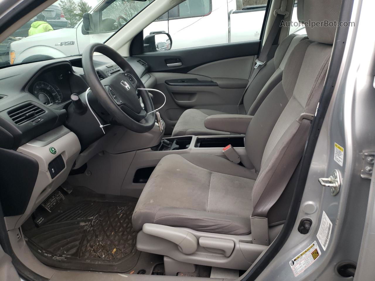 2013 Honda Cr-v Lx Silver vin: 2HKRM4H35DH677894