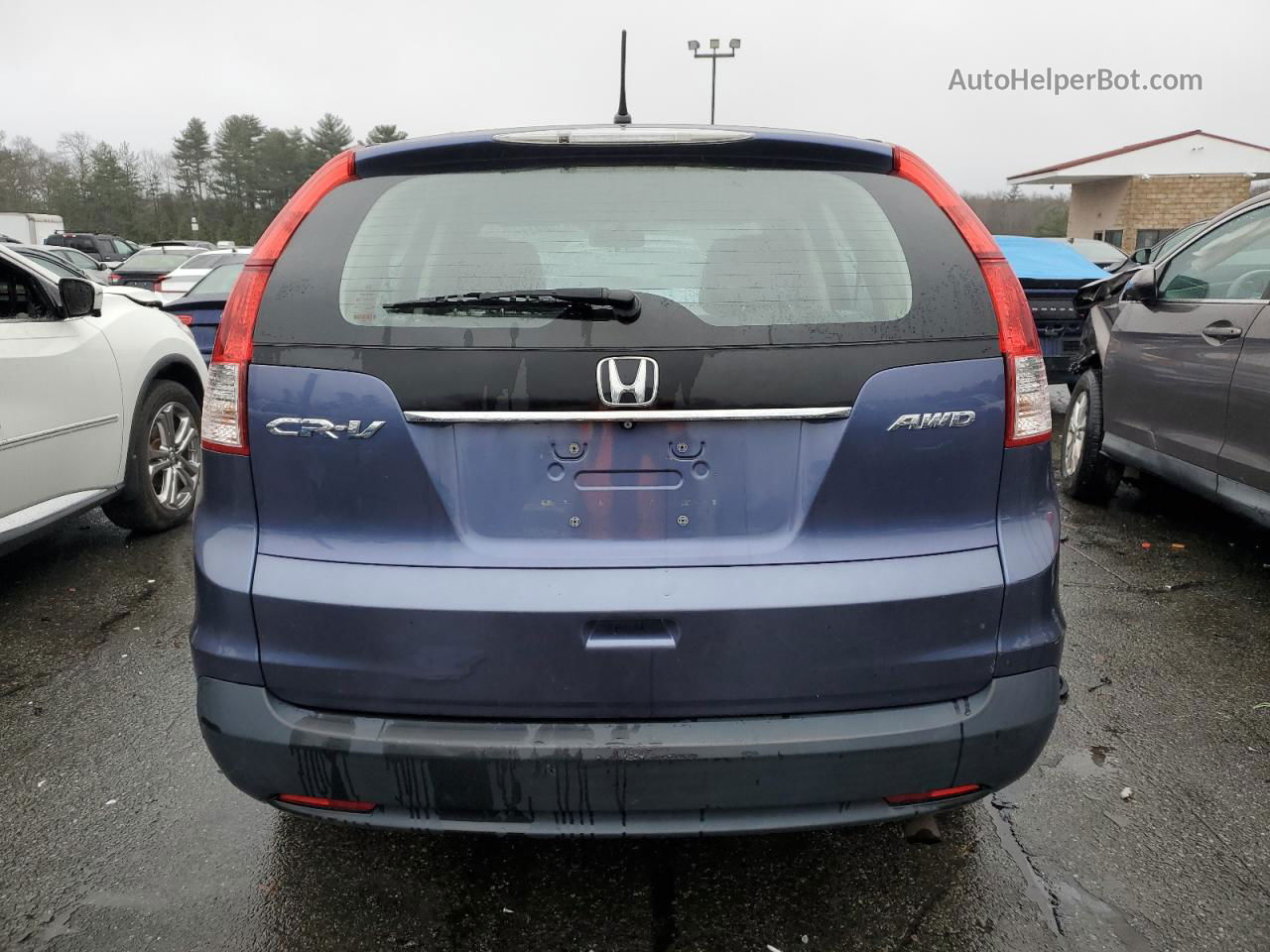 2013 Honda Cr-v Lx Blue vin: 2HKRM4H35DH681380