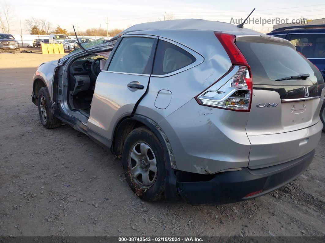 2013 Honda Cr-v Lx Silver vin: 2HKRM4H35DH685056