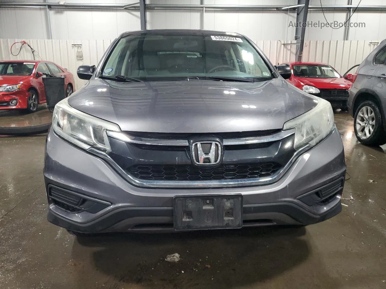 2015 Honda Cr-v Lx Gray vin: 2HKRM4H35FH607167