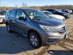 2016 Honda Cr-v Lx Gray vin: 2HKRM4H35GH602343